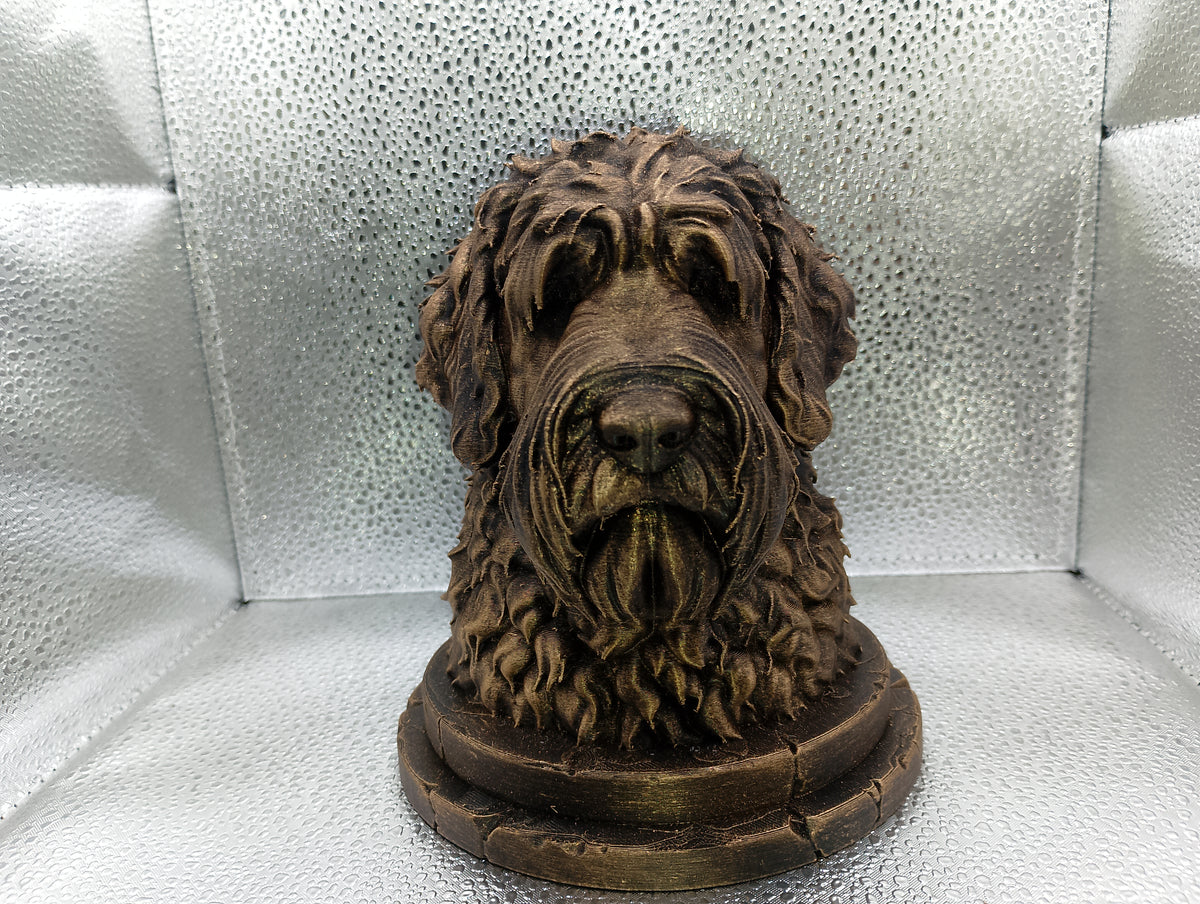 Russian Black Terrier Bust