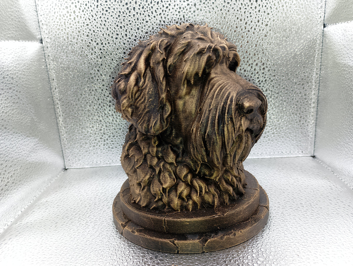 Russian Black Terrier Bust