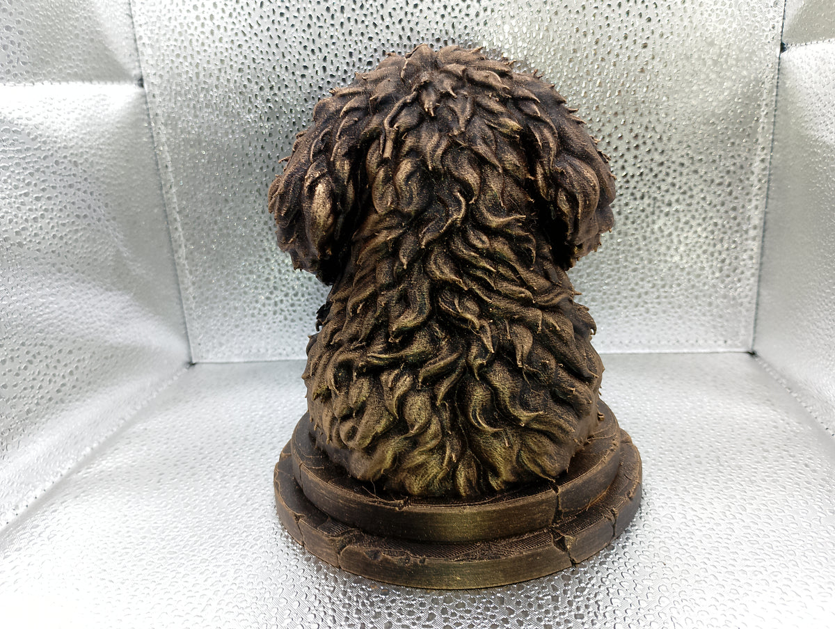 Russian Black Terrier Bust