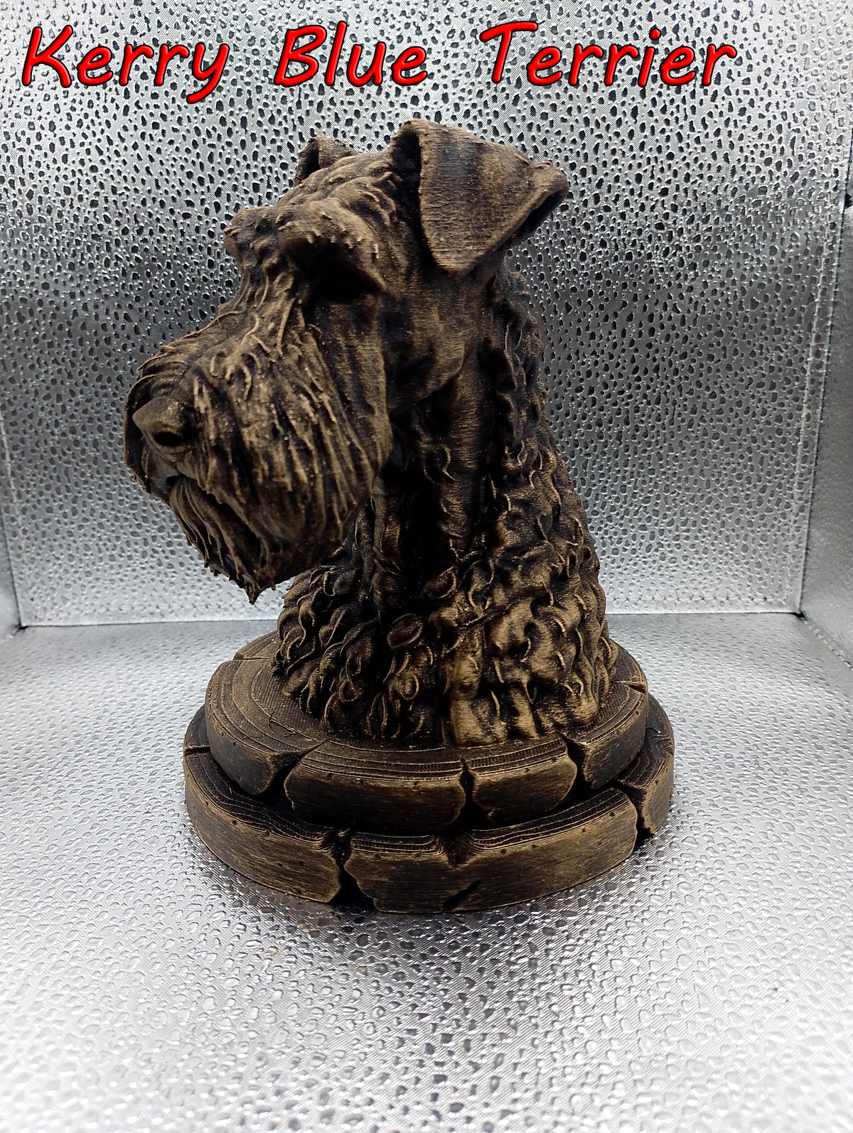 Kerry Blue Terrier Bust