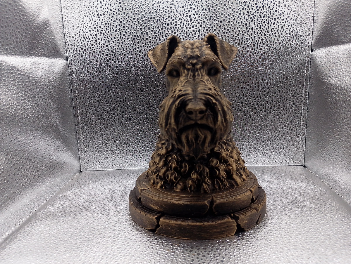Kerry Blue Terrier Bust