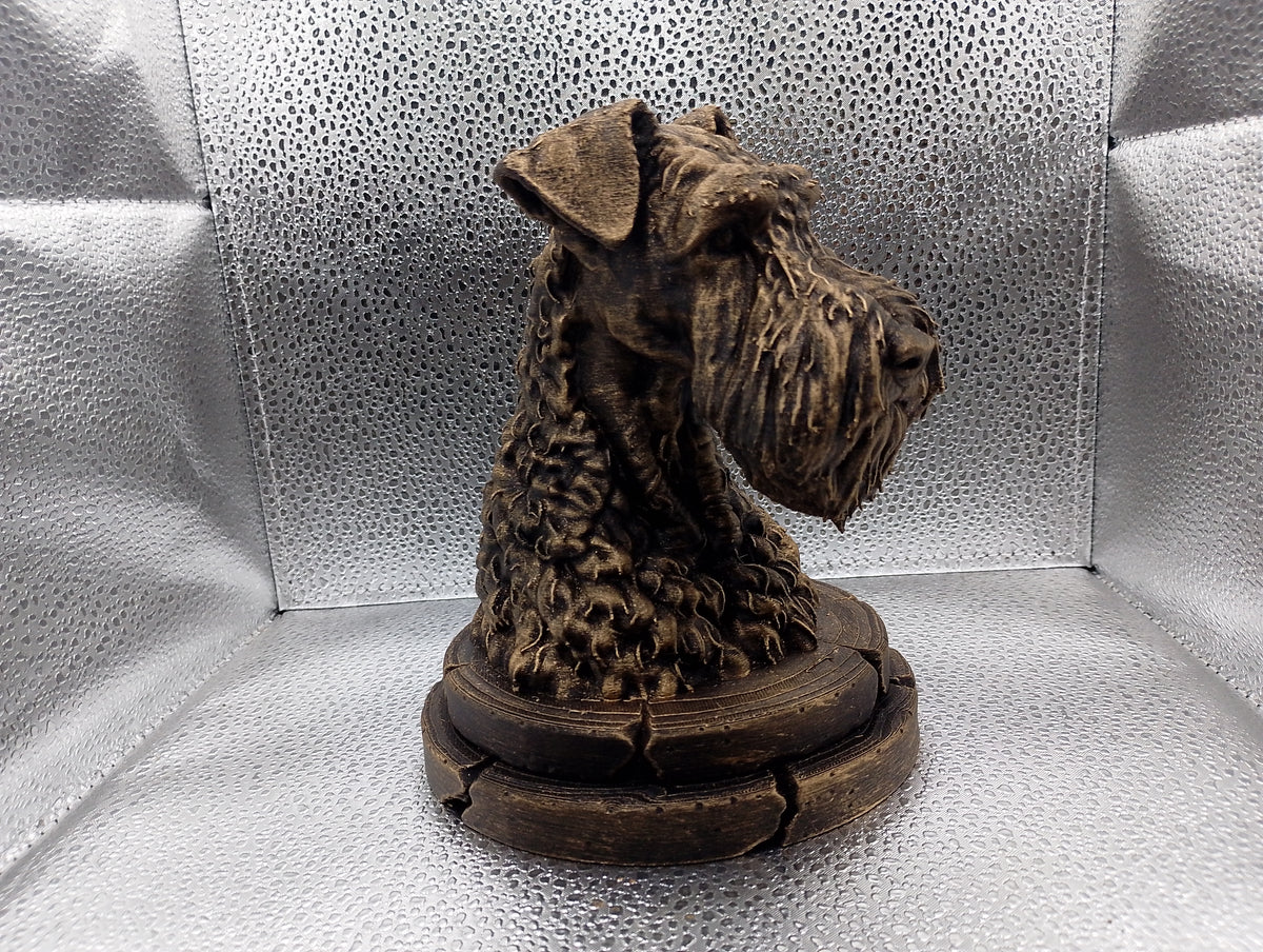 Kerry Blue Terrier Bust