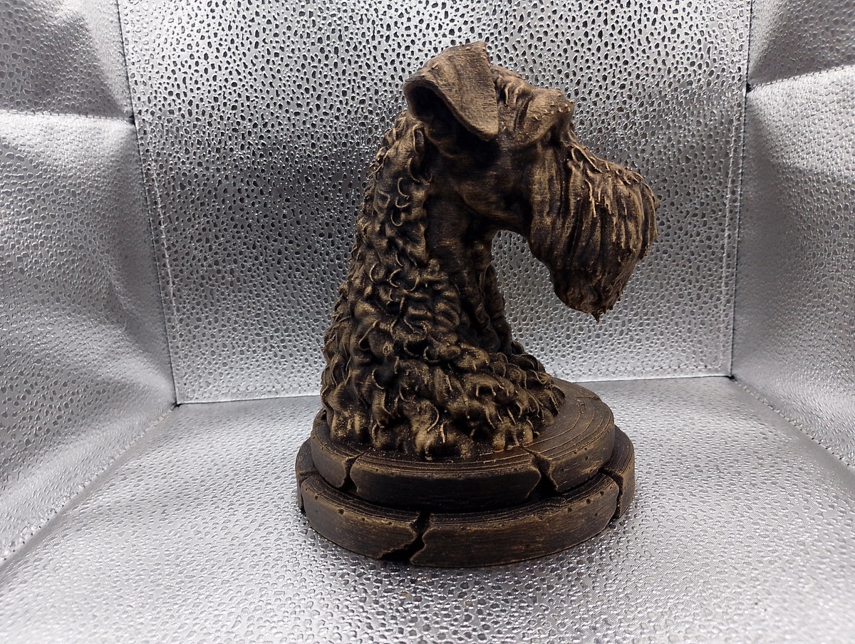 Kerry Blue Terrier Bust