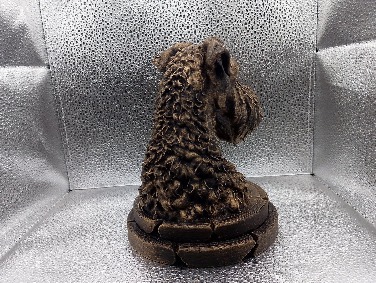 Kerry Blue Terrier Bust