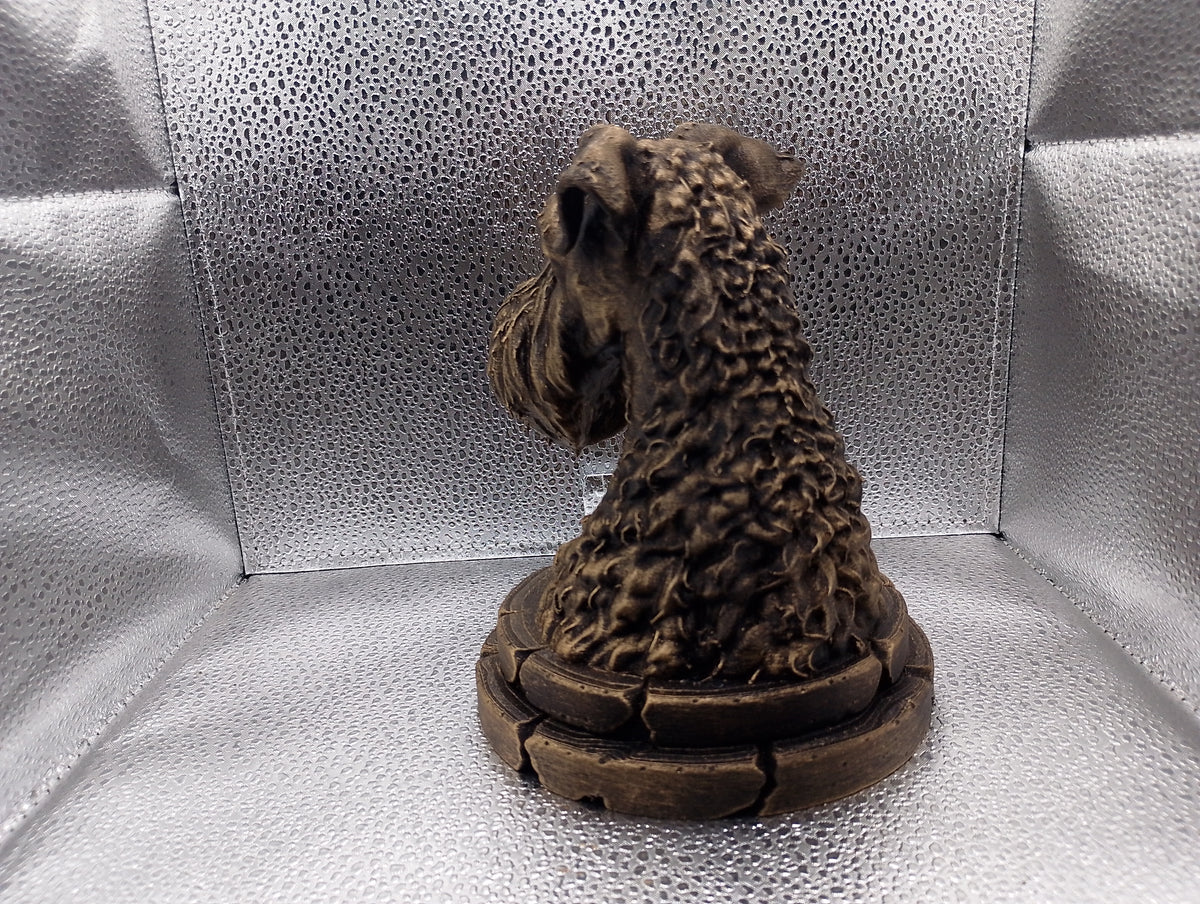 Kerry Blue Terrier Bust
