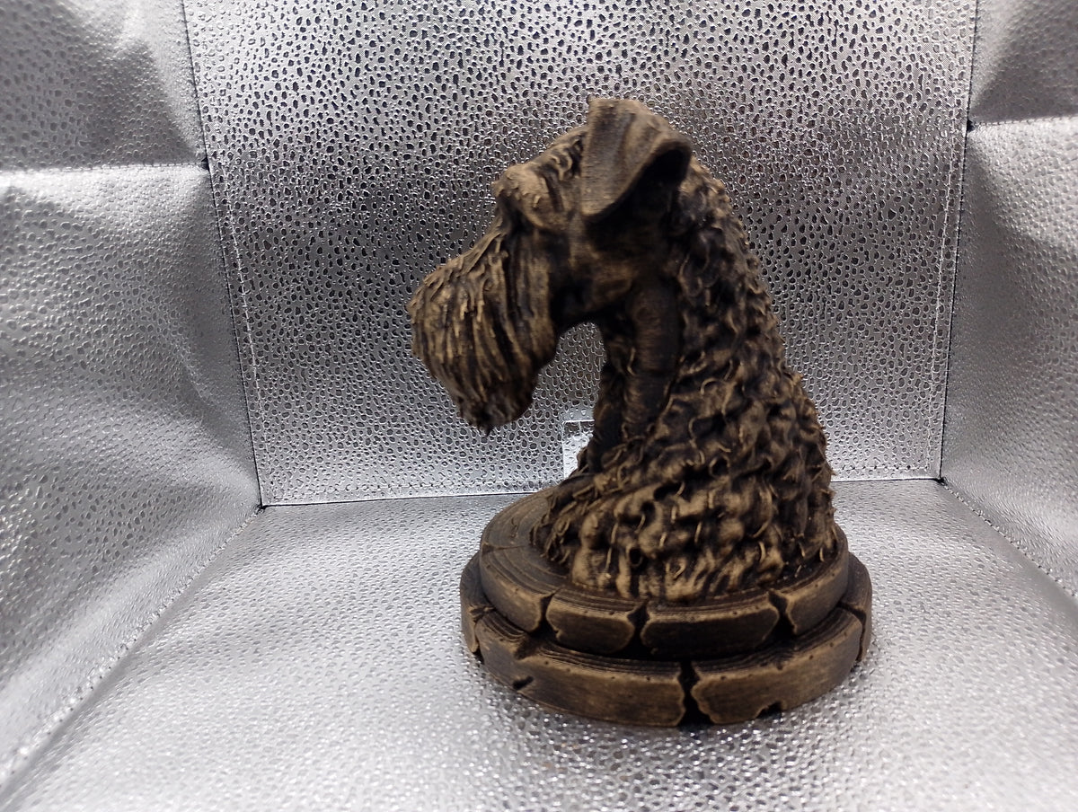 Kerry Blue Terrier Bust