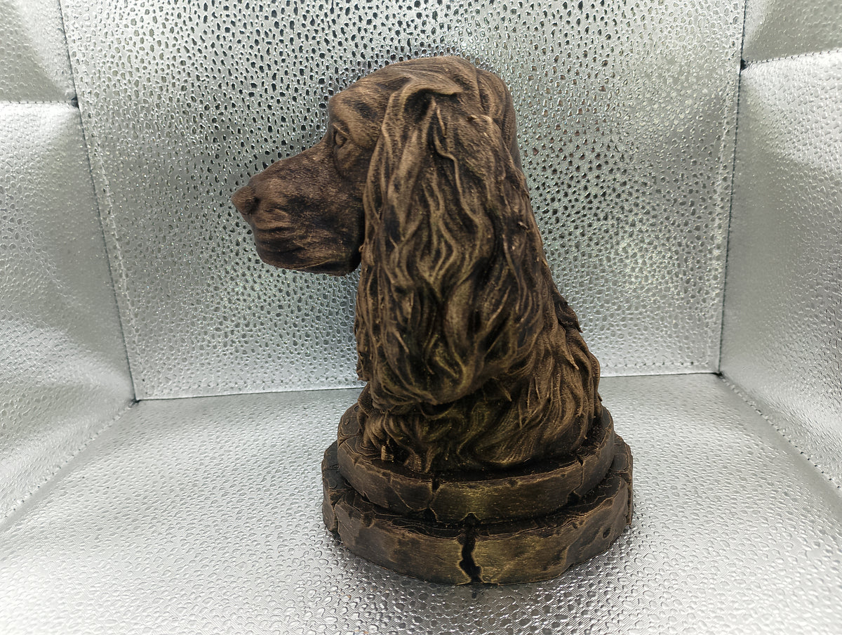 Working Cocker Spaniel Bust