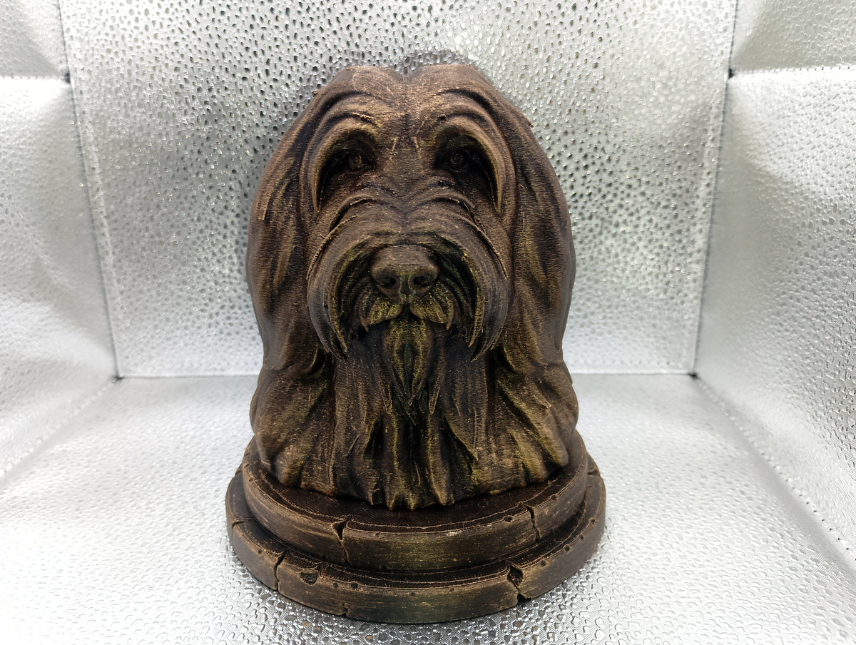 Bearded Collie Bust