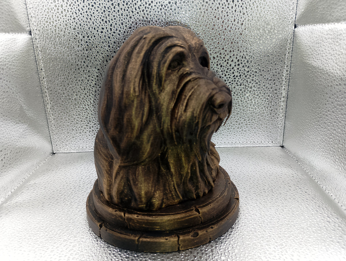Bearded Collie Bust