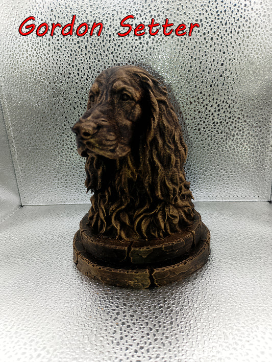 Gordon Setter Bust