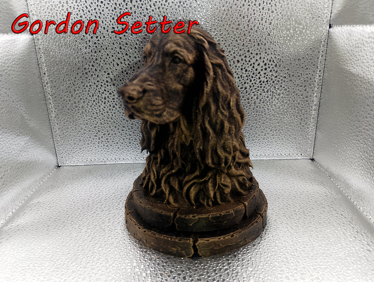 Gordon Setter Bust