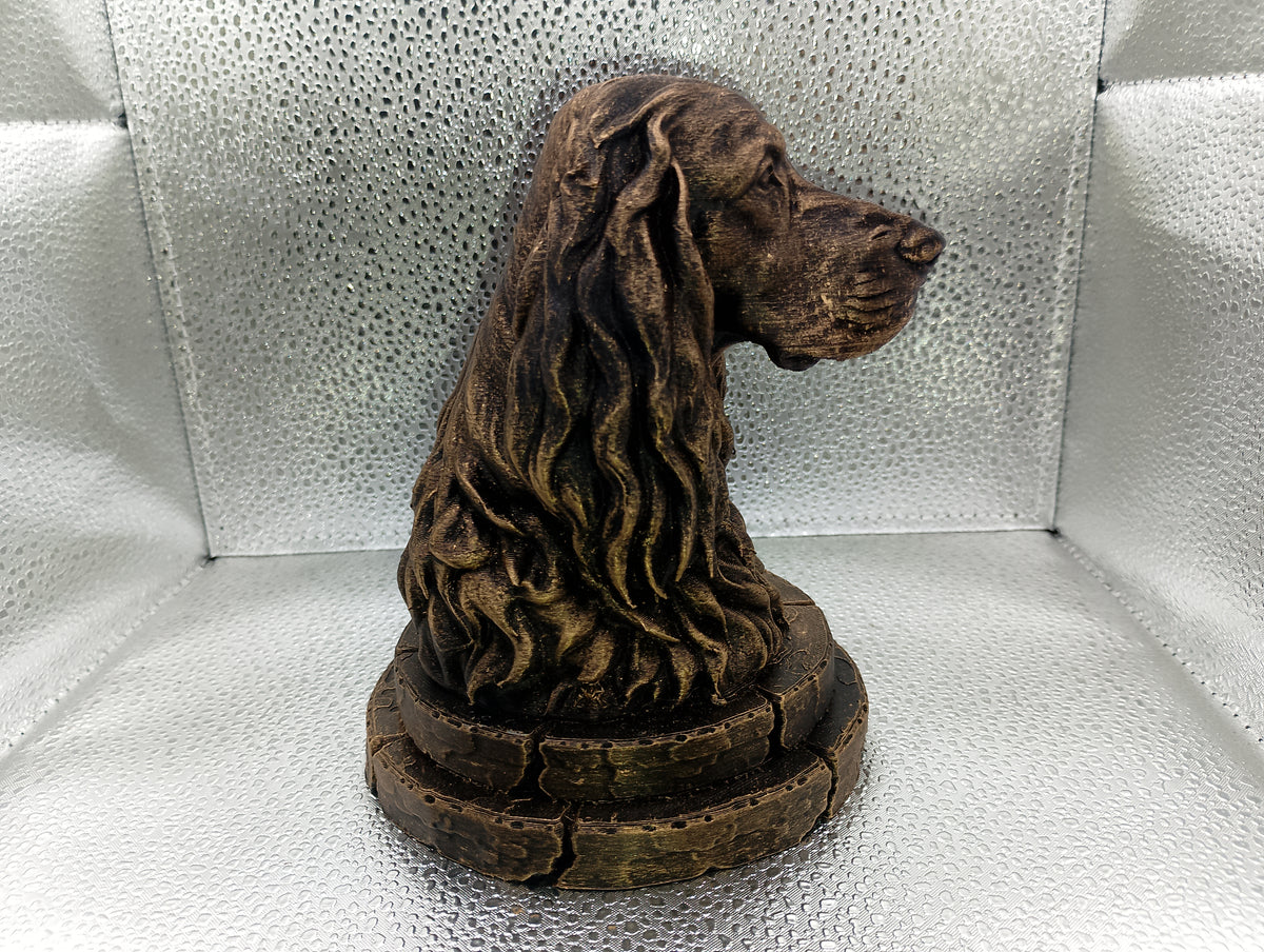 Gordon Setter Bust