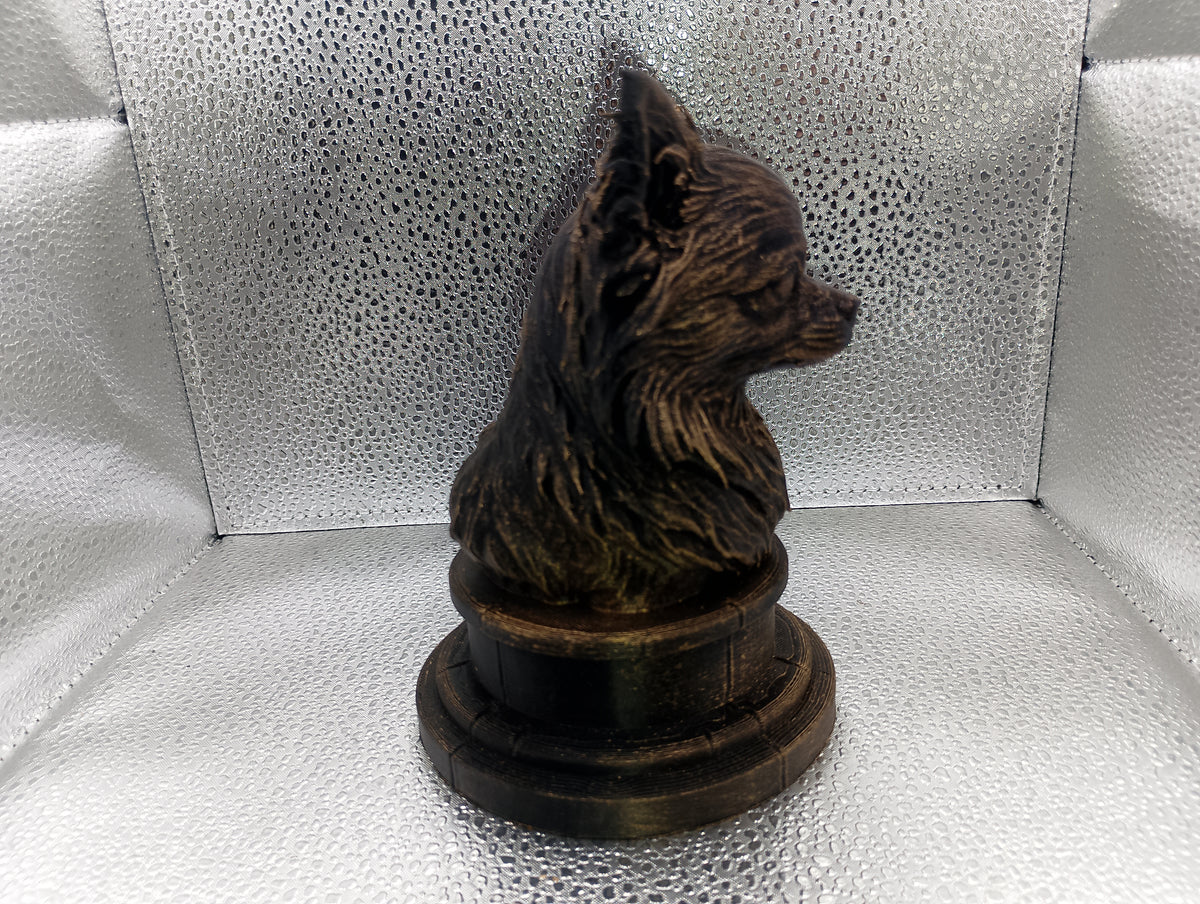 Long Haired Chihuahua Bust