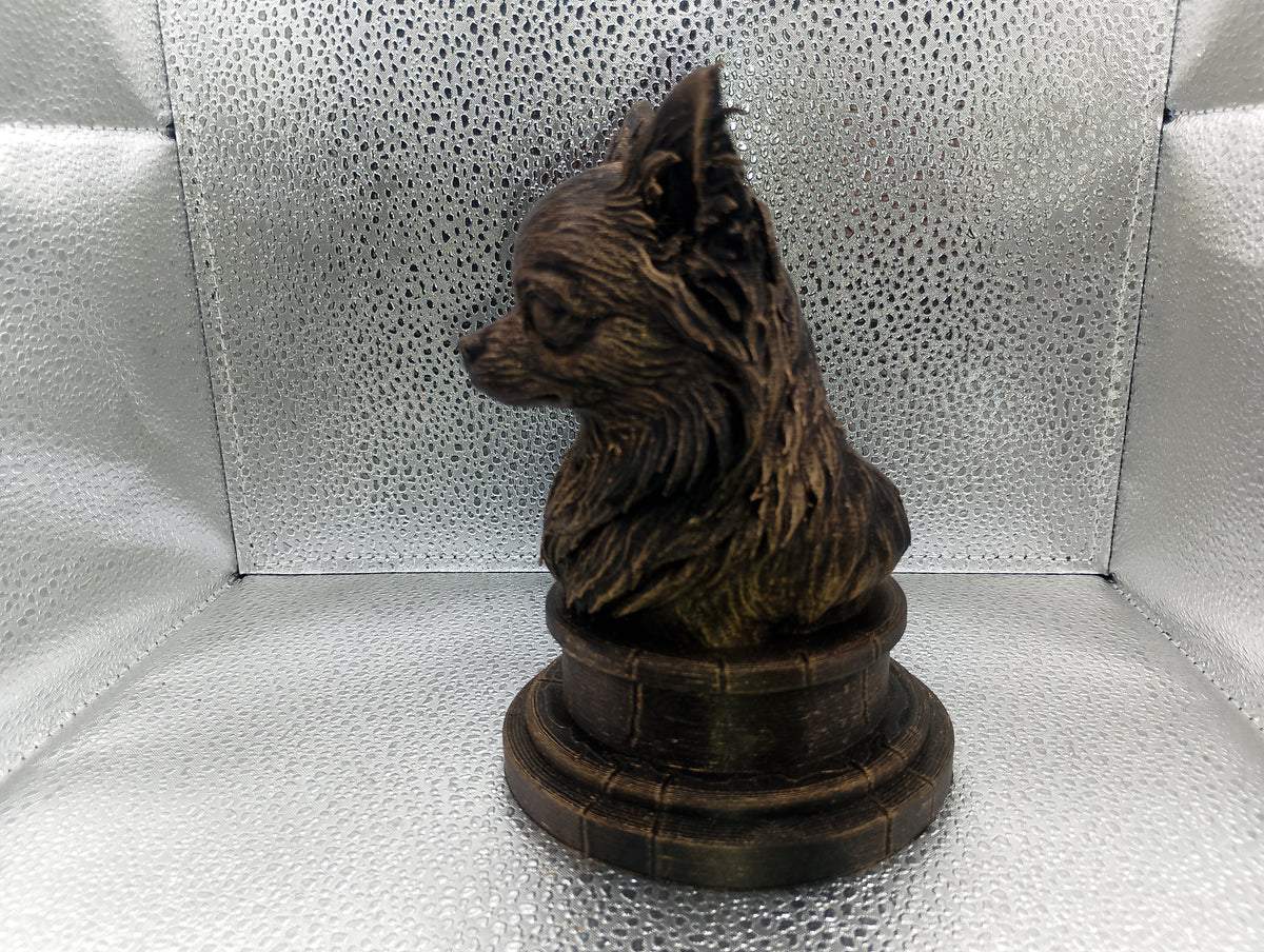 Long Haired Chihuahua Bust