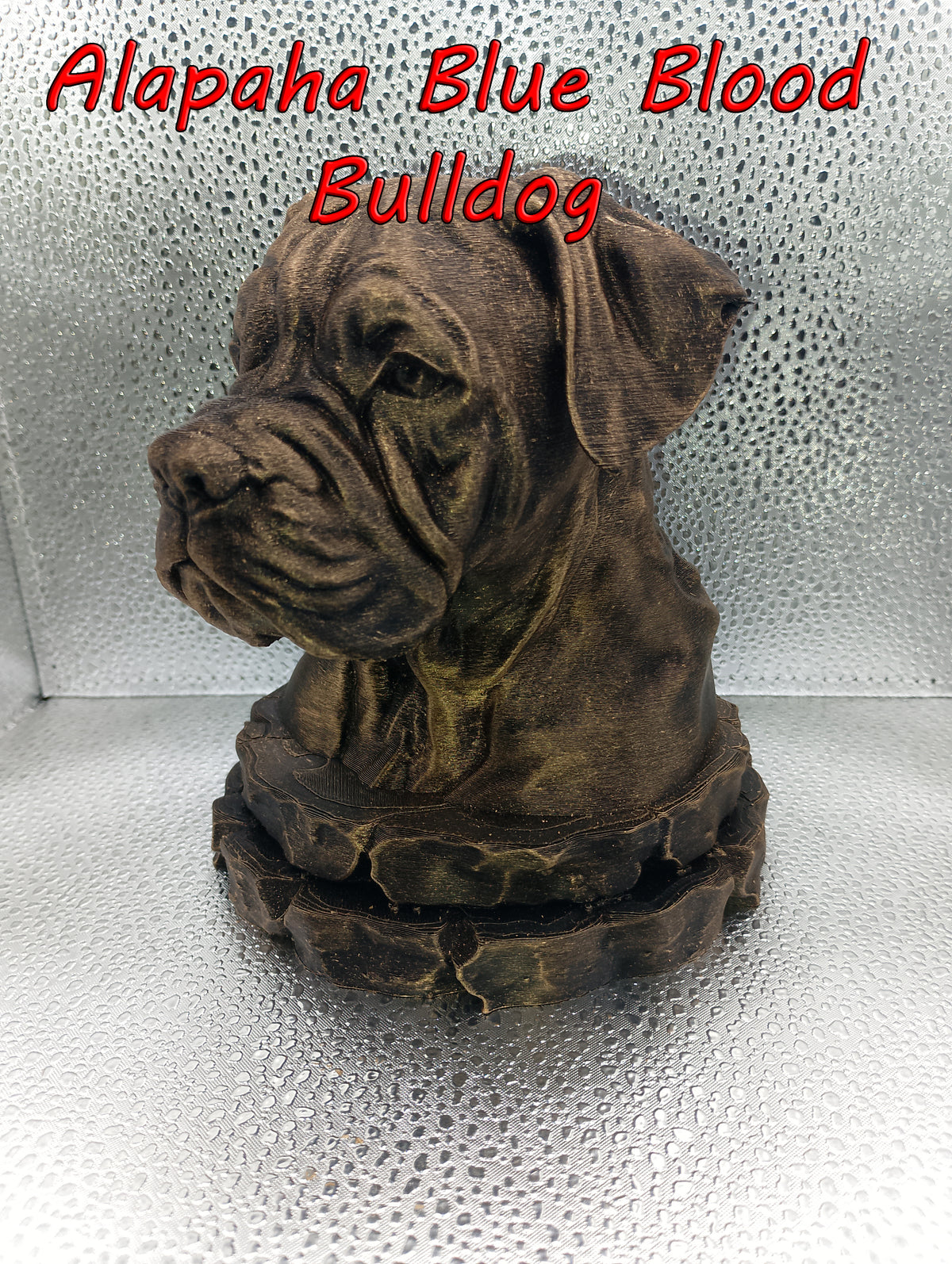 Alapaha Blue Blood Bulldog Bust
