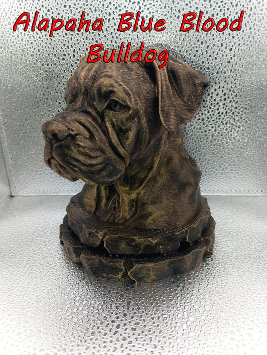 Alapaha Blue Blood Bulldog Bust