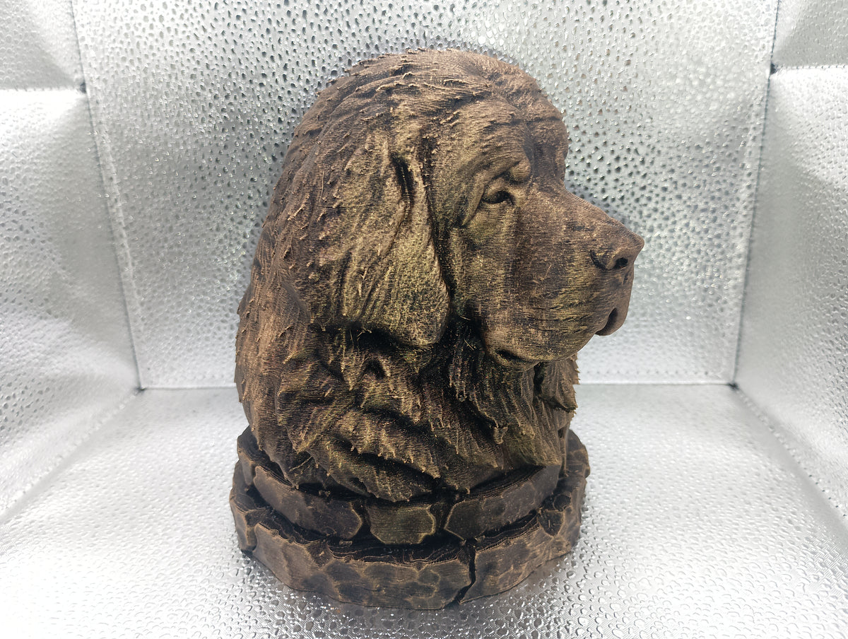 Tibetan Mastiff Bust