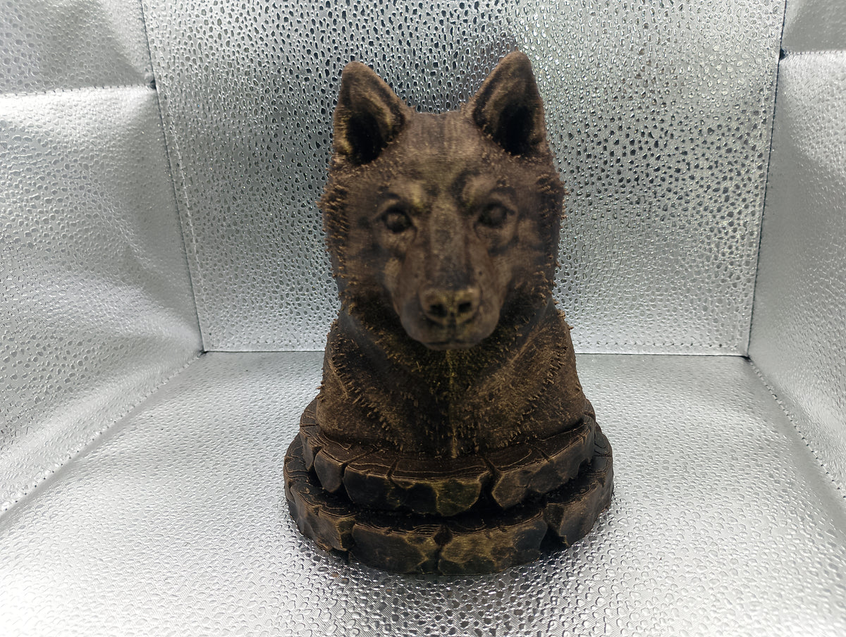 Alaskan Klee Kai Bust