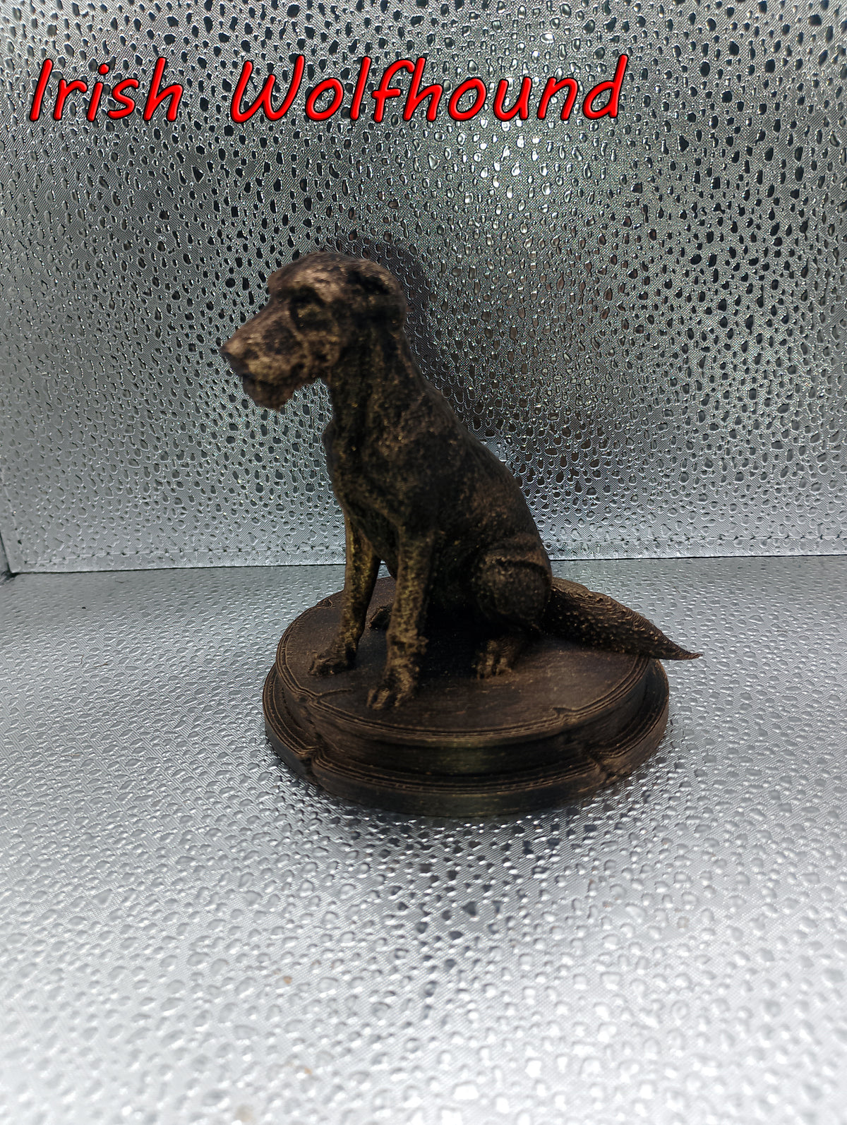Irish Wolfhound – 7cm Miniature Statue