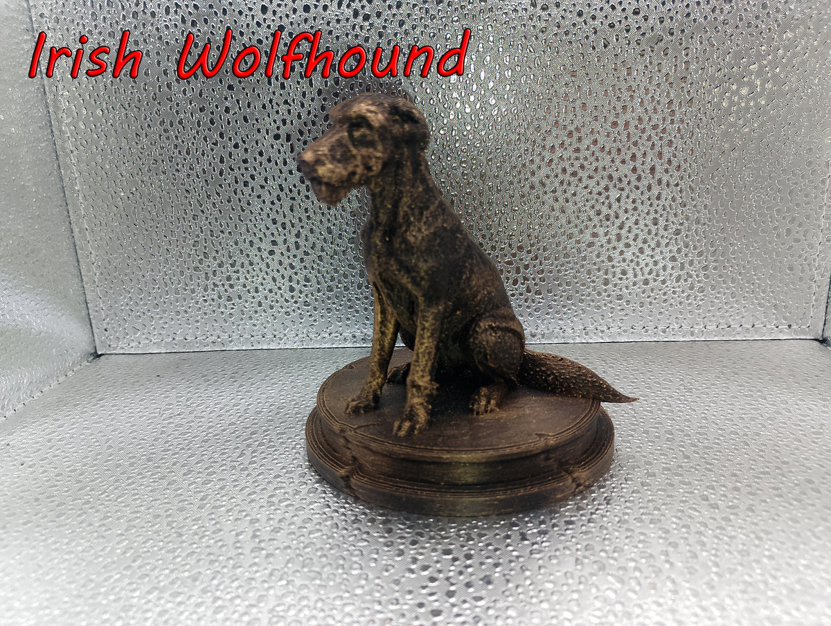Irish Wolfhound – 7cm Miniature Statue
