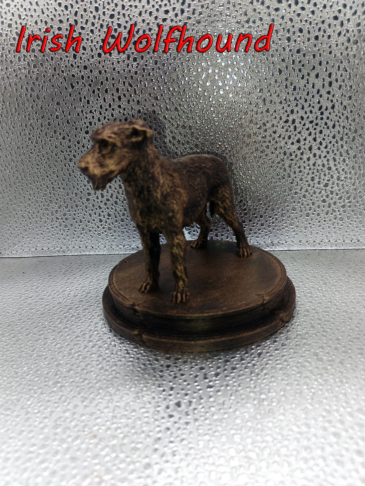 Irish Wolfhound – 7cm Standing Miniature Statue