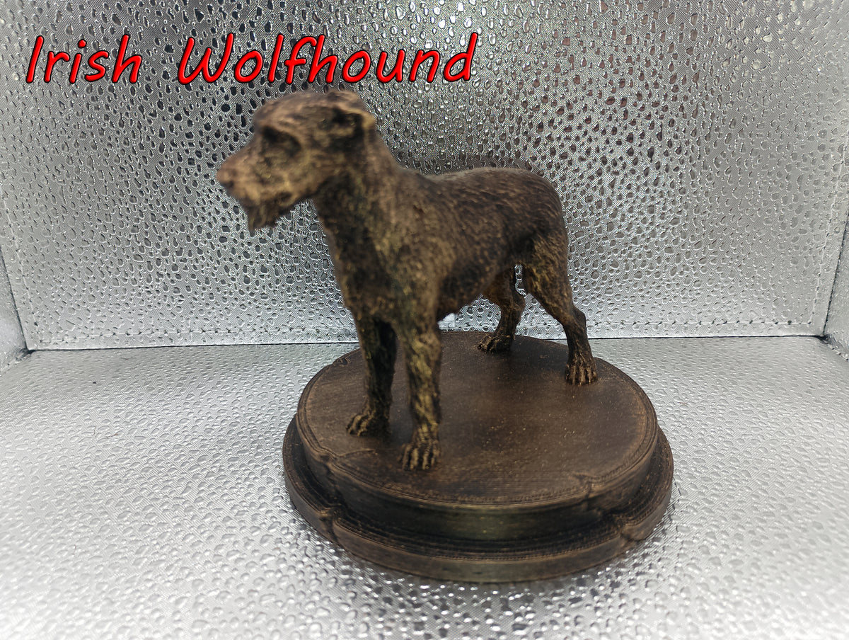 Irish Wolfhound – 7cm Standing Miniature Statue