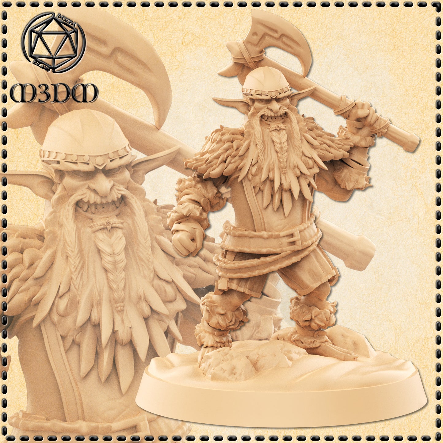 Dungeons & Dragons Ice Gnome Miniature
