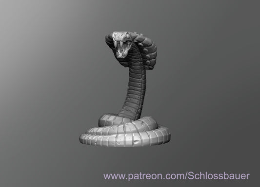 Dungeons & Dragons Iron Cobra Miniature