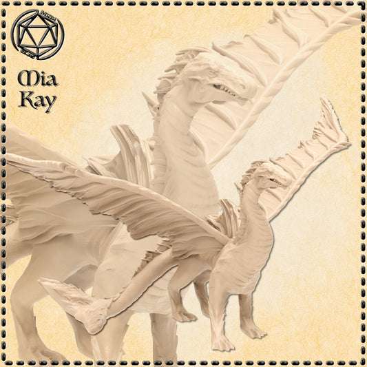 Dungeons & Dragons Killer Whale Dragon Miniature