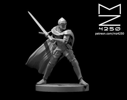 Dungeons & Dragons Knight Female Miniature
