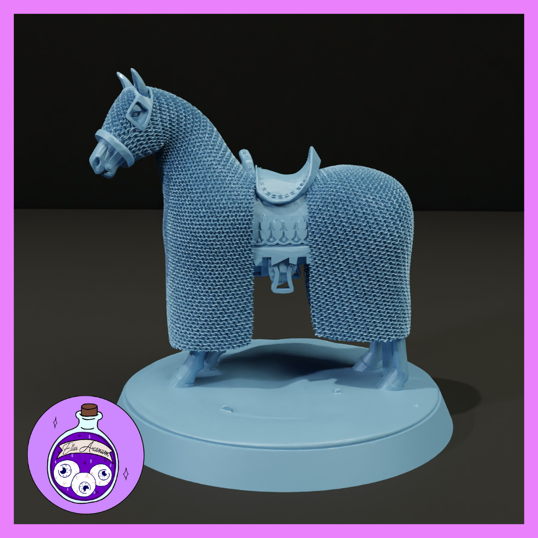 Dungeons & Dragons Knight Horse Miniature