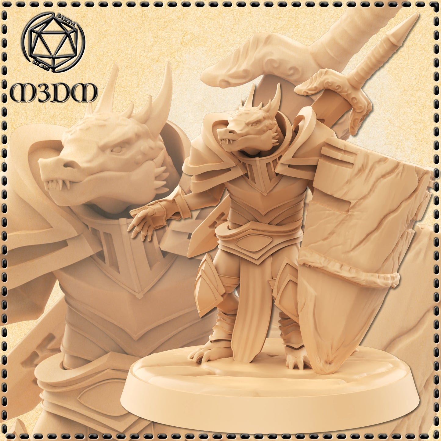 Dungeons & Dragons Kobold Paladin Miniature