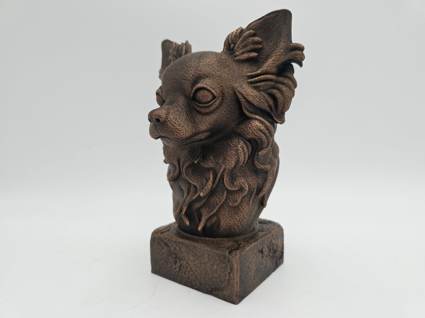 Long Haired Chihuahua Bust