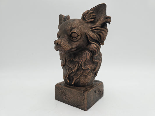 Long Haired Chihuahua Bust