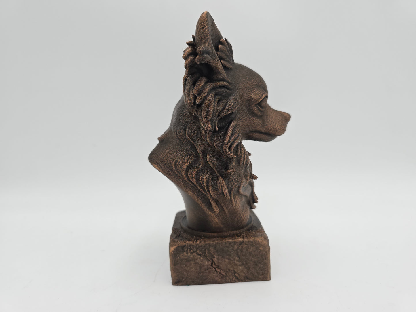Long Haired Chihuahua Bust