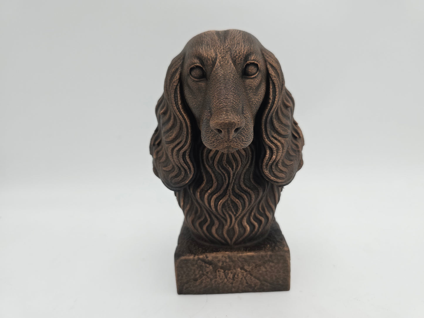 Long Haired Dachsund Bust