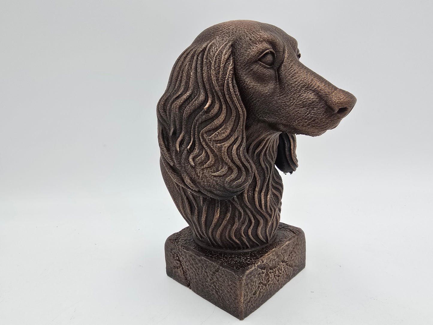 Long Haired Dachsund Bust