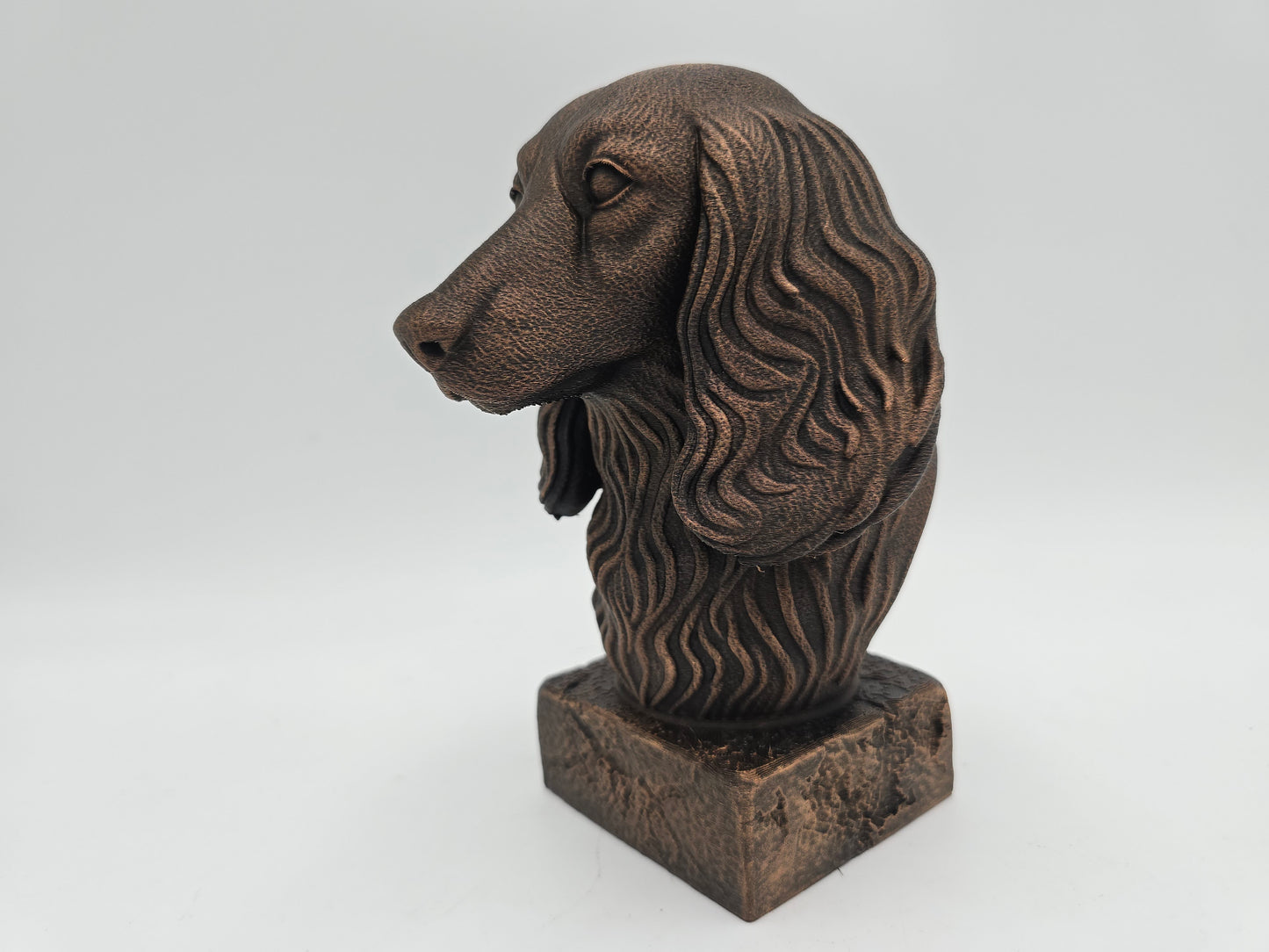Long Haired Dachsund Bust