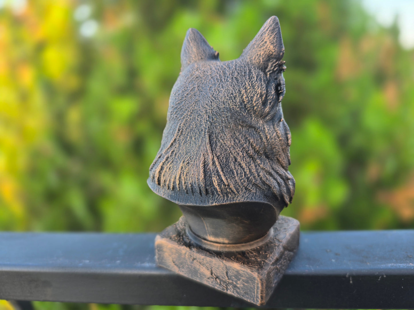 Long Haired German Shepherd Bust