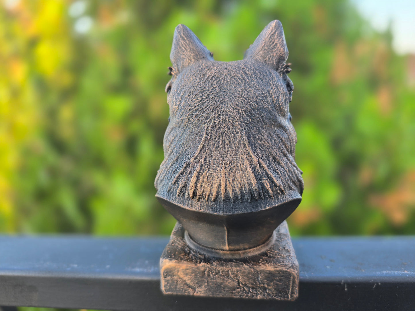 Long Haired German Shepherd Bust