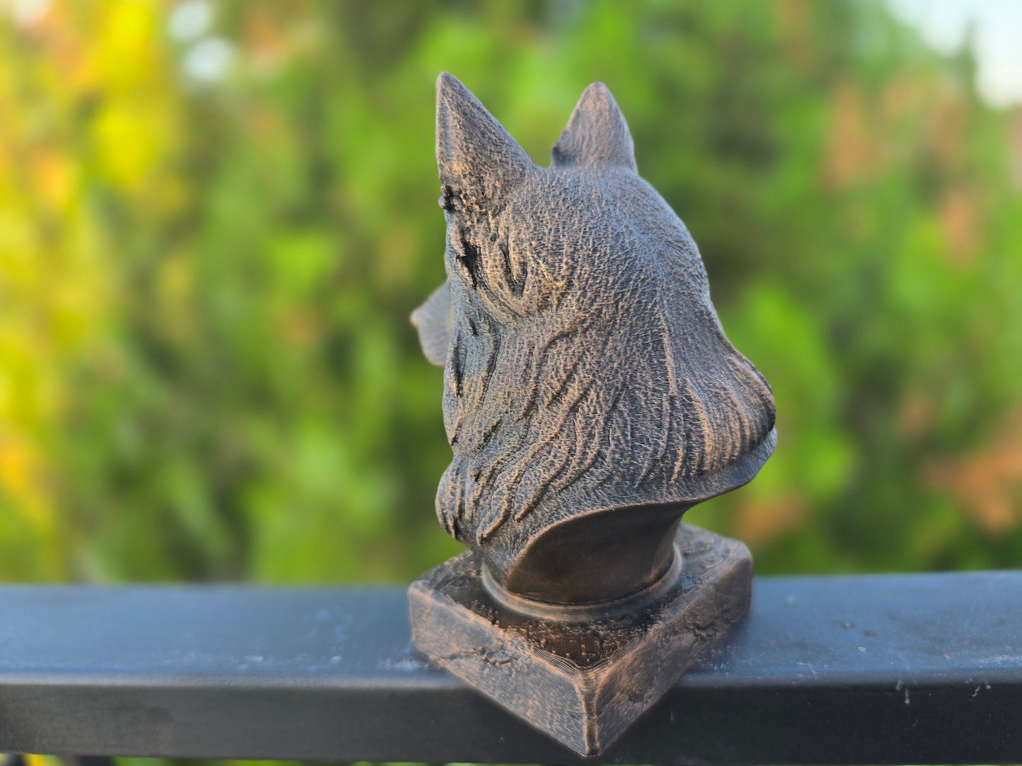 Long Haired German Shepherd Bust