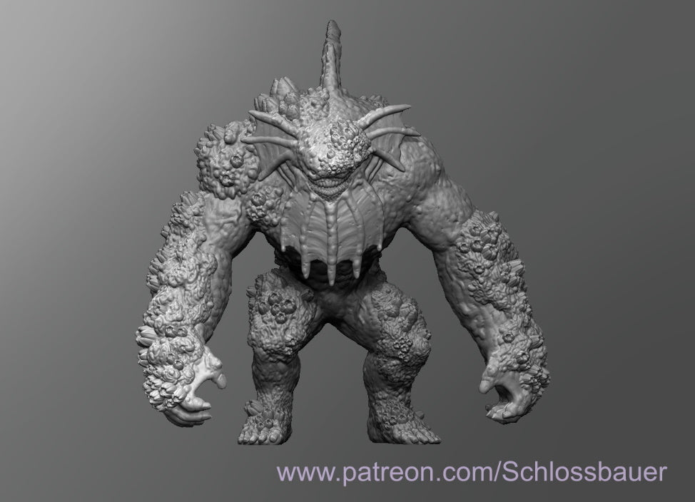 Dungeons & Dragons Large Deep One Miniature