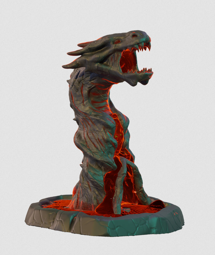Lava Dragon Dice Tower