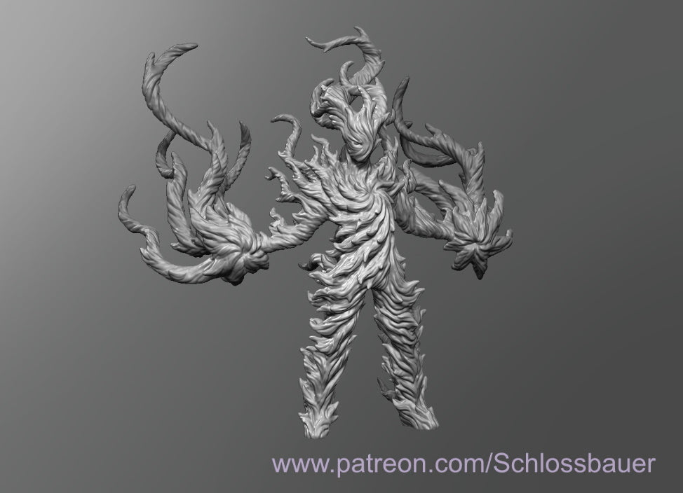 Dungeons & Dragons Living Wildfire Miniature