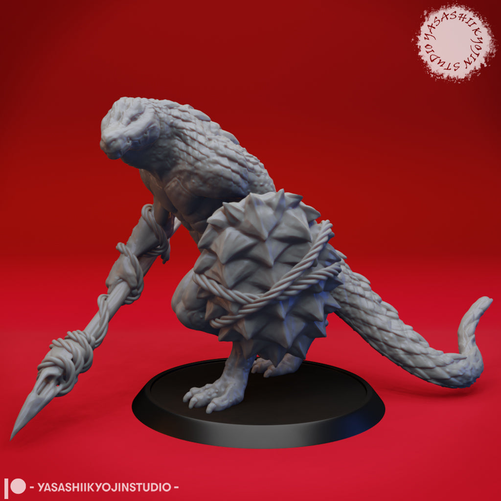 Dungeons & Dragons Lizardfolk Miniature