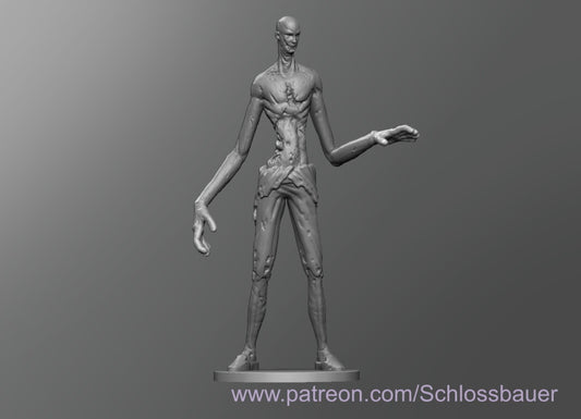 Dungeons & Dragons Long Zombie Miniature