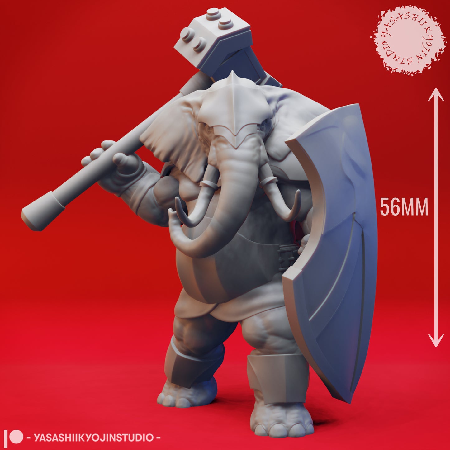 Dungeons & Dragons Loxodon Miniature