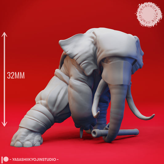 Dungeons & Dragons Loxodon Miniature