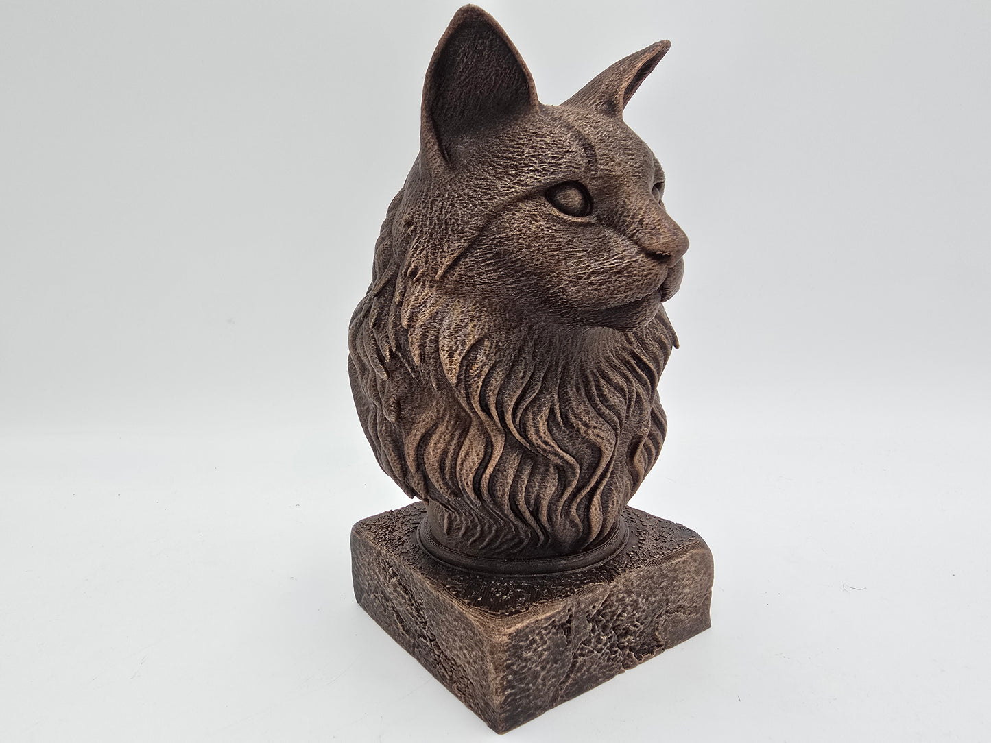 Maine Coon Cat Bust