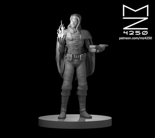 Dungeons & Dragons Mage Male Miniature